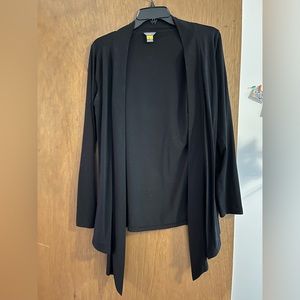Black drape cardigan